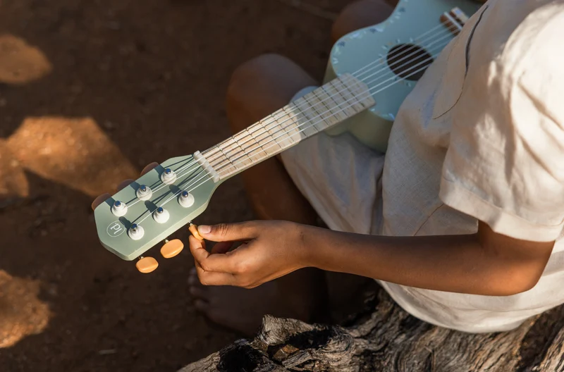 Guitare en bois | Vert