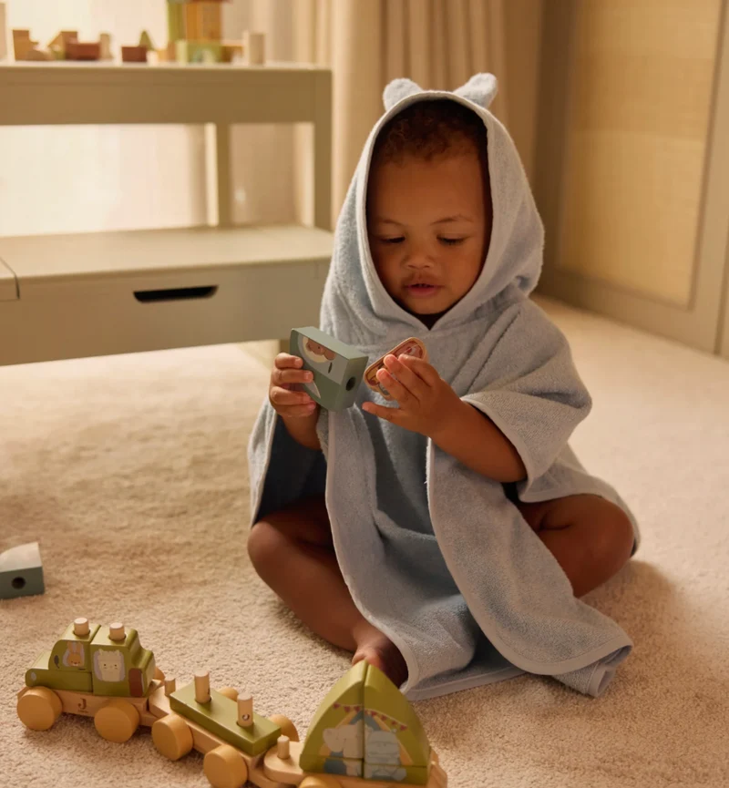 Poncho de bain | Cloudy Blue