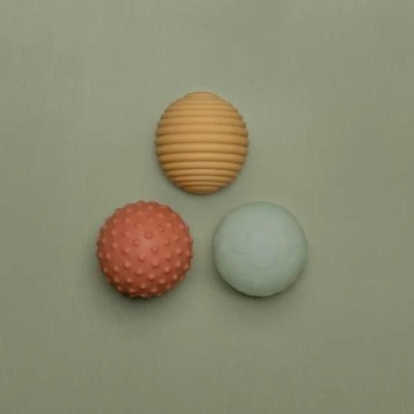 Set de 3 balles sensorielles Little farm