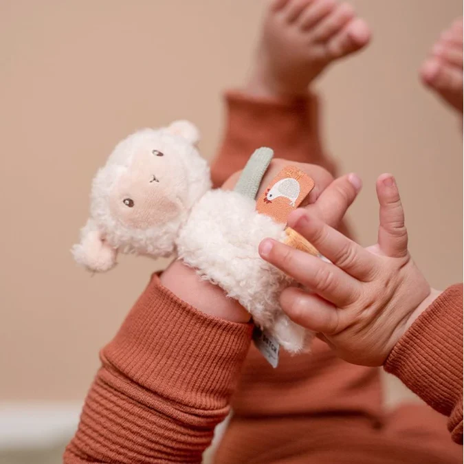 Hochet de poignet mouton Little Farm