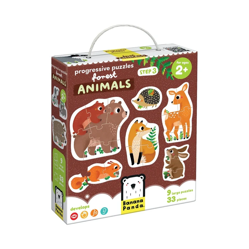 Puzzle animaux de la forêt 2 ans +