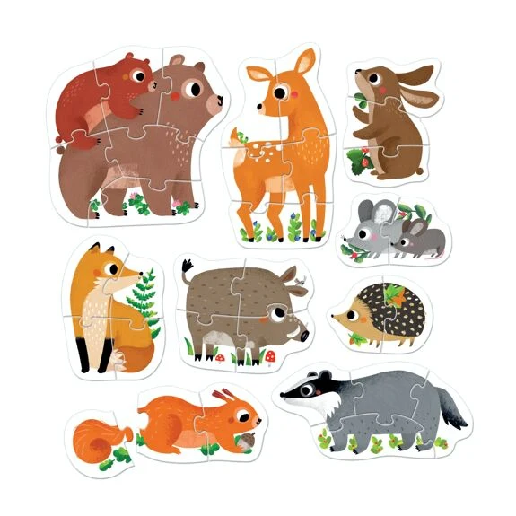 Puzzle animaux de la forêt 2 ans +