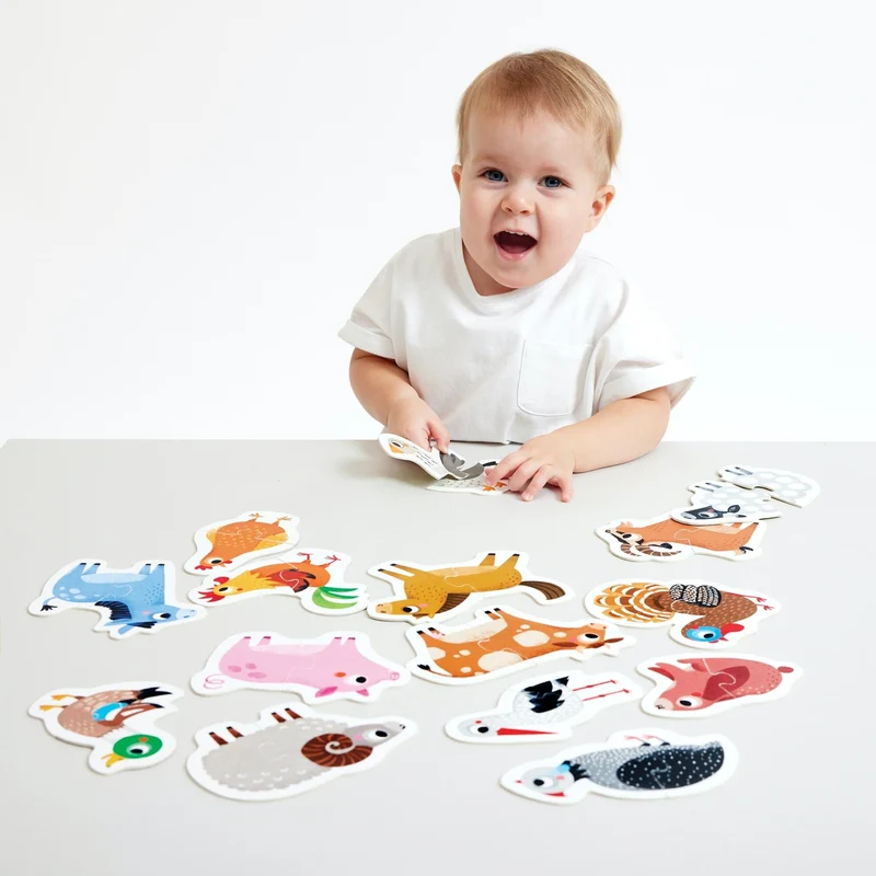 Puzzle bébé animaux de la ferme - 18 mois +