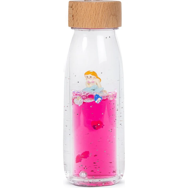 Bouteille sensorielle sirène étincelle de la mer - petit boum