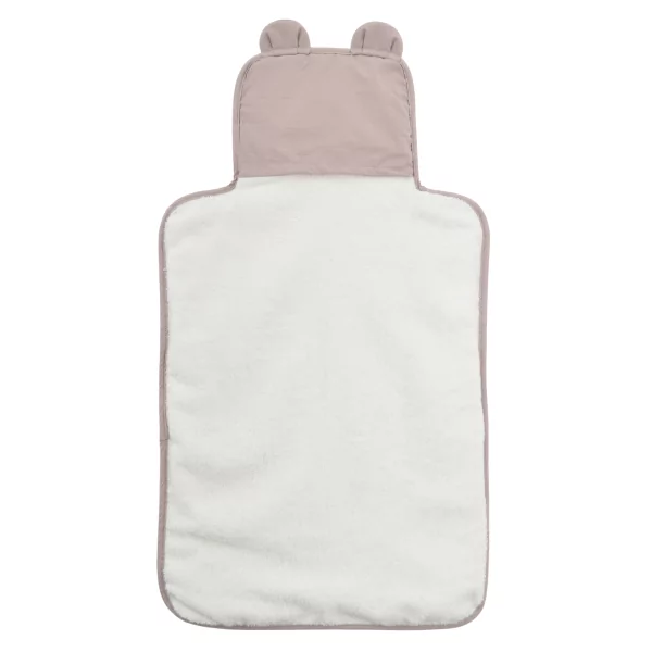 Tapis à langer nomade ourson Lilas