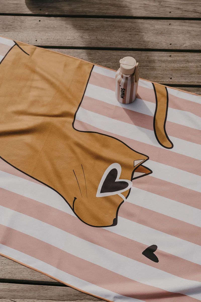 Serviette de plage | Chat