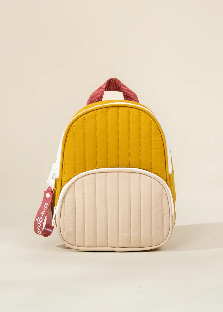 Washable Nylon Small Backpack - Golden Hour