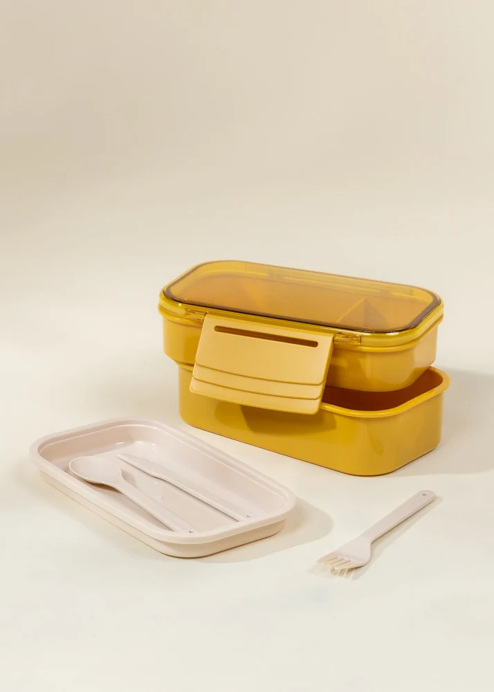 Leak Proof Stackable Lunch Container - Golden Hour