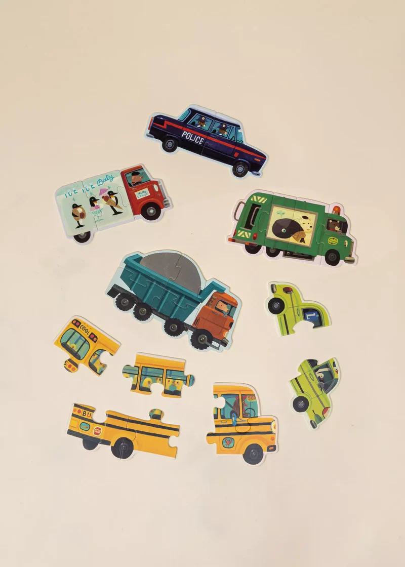 My first Puzzles - On the Road (6 puzzles)
