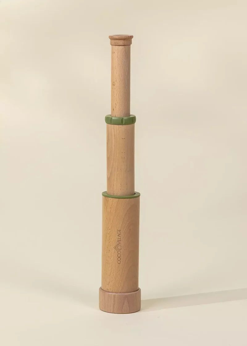 Wooden Handheld Telescope – 20x Zoom