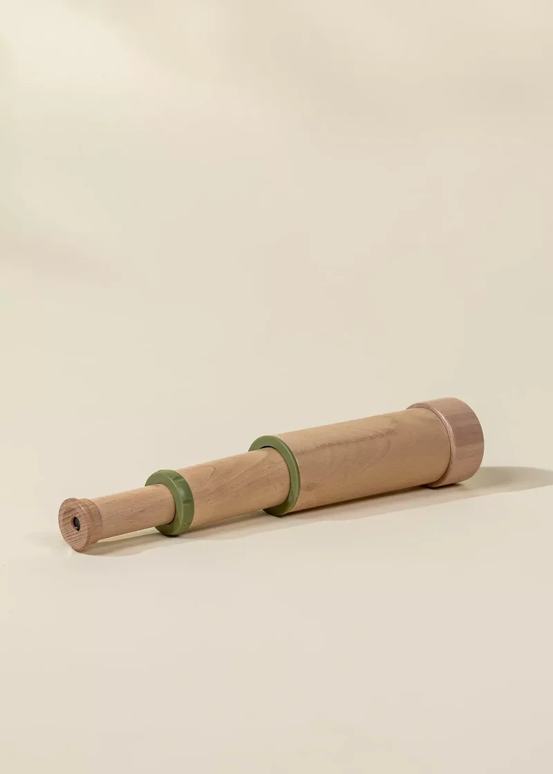 Wooden Handheld Telescope – 20x Zoom