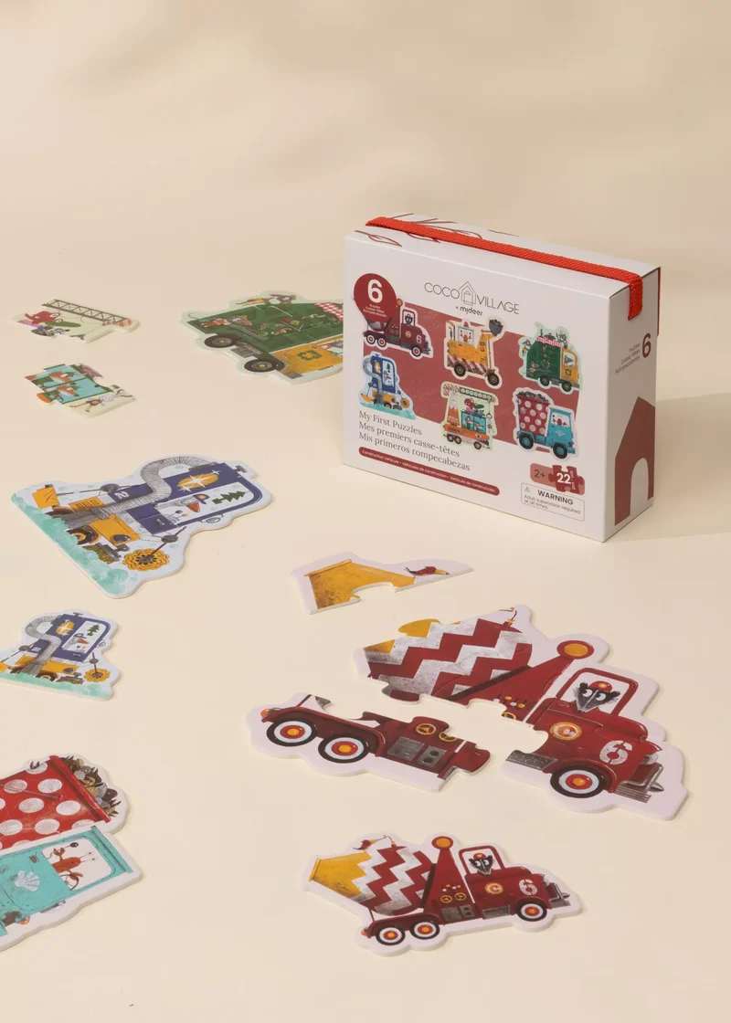 My first Puzzles - Construction Vehicules (6 puzzles)
