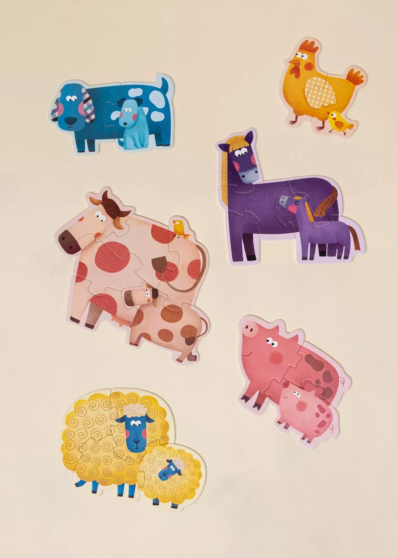 My first Puzzles - Farm Animals (6 puzzles)