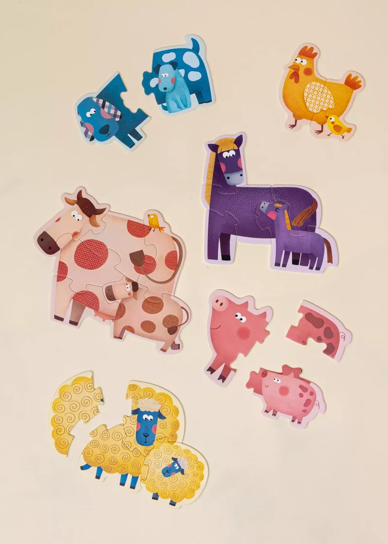 My first Puzzles - Farm Animals (6 puzzles)