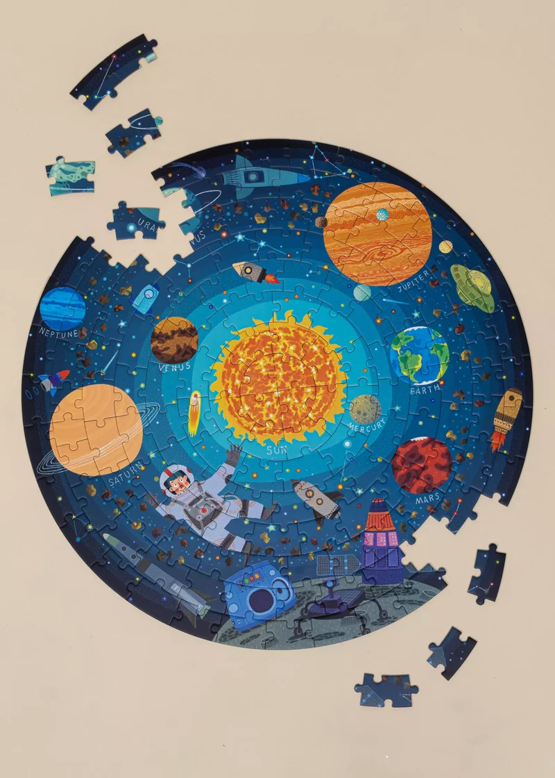 Round Puzzle - Galaxy Exploration - 150pcs