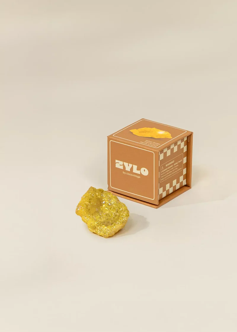 Collectible Mineral - Yellow Geode