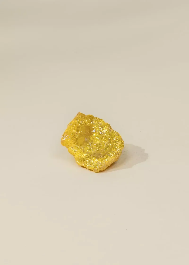 Collectible Mineral - Yellow Geode