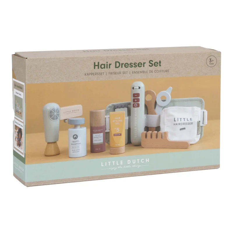 Kit de coiffure en bois