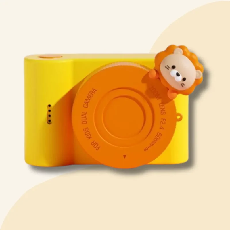 Appareil Photo Enfant Jaune – DreamPix Lion™