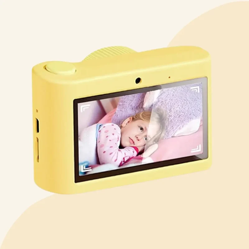 Appareil Photo Enfant Jaune – DreamPix Lion™