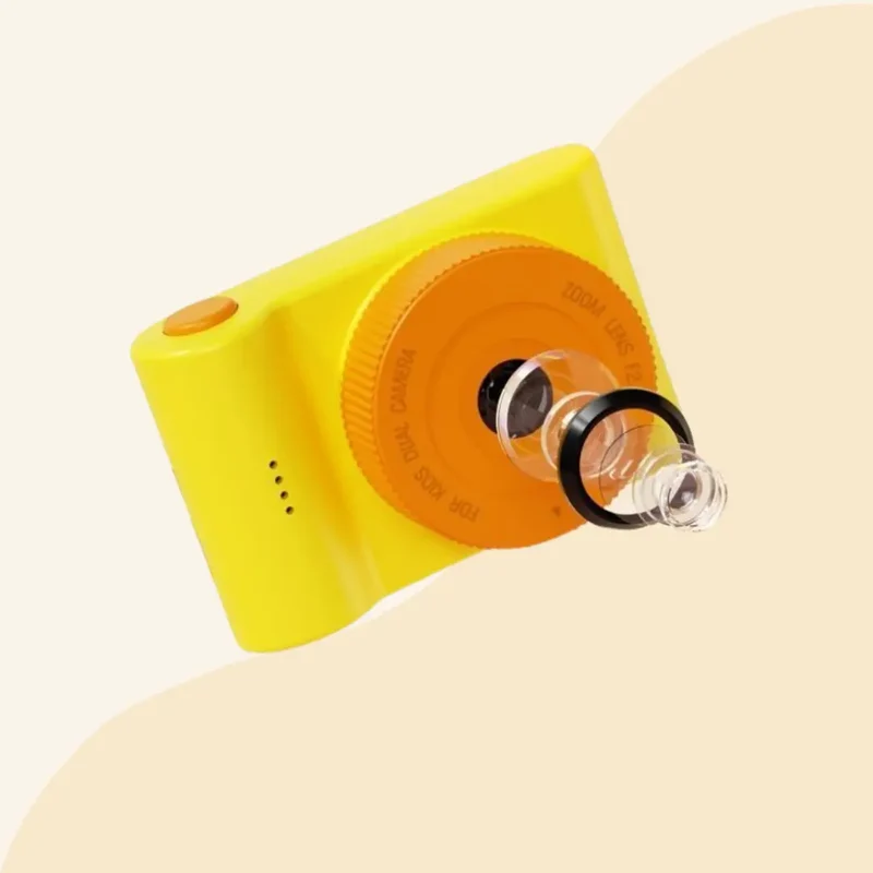 Appareil Photo Enfant Jaune – DreamPix Lion™