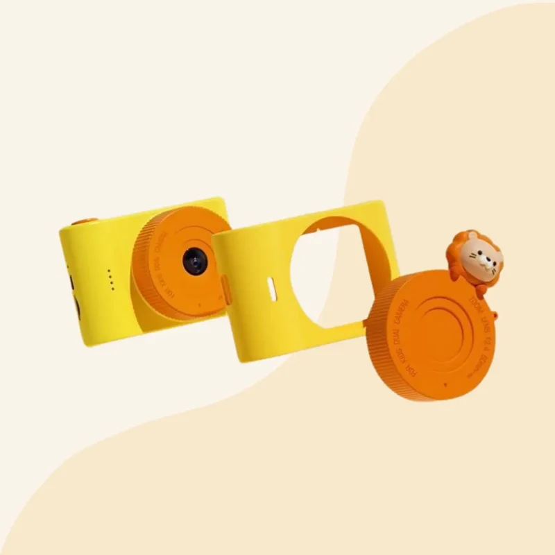 Appareil Photo Enfant Jaune – DreamPix Lion™