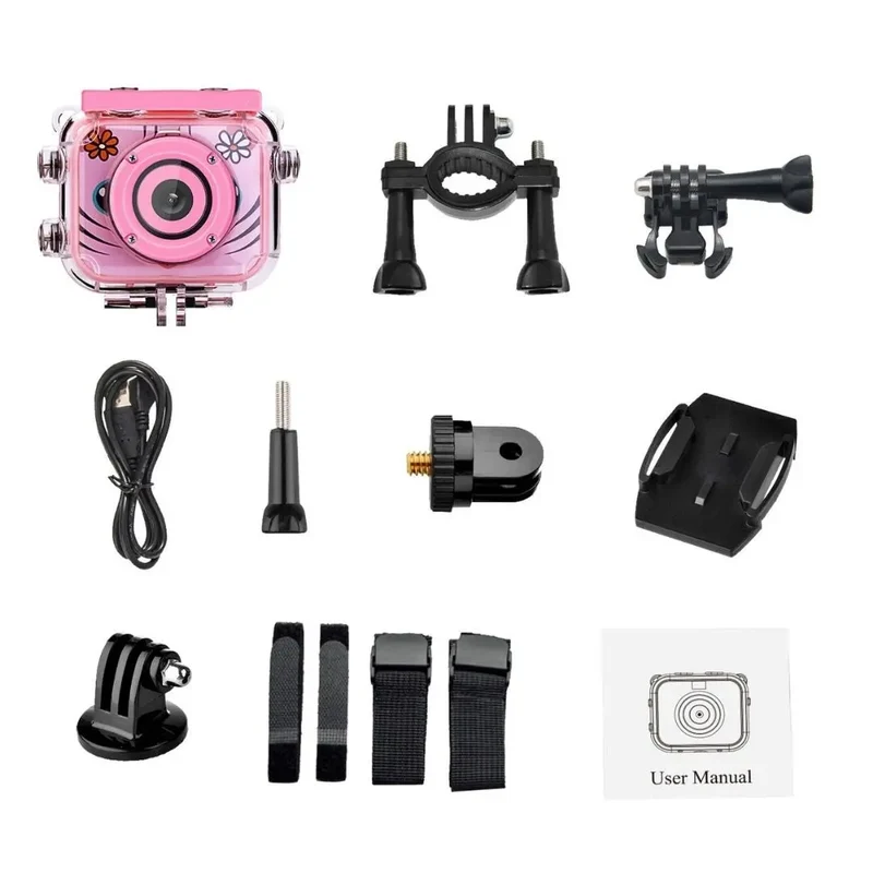 Appareil Photo Enfant Étanche Rose – ExploraCam™