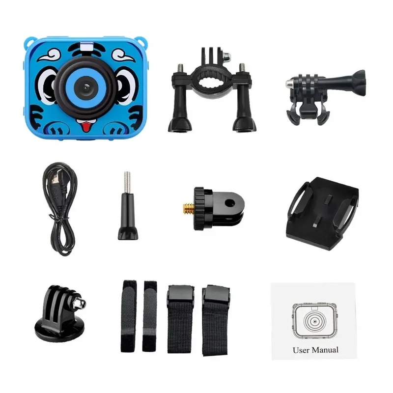 Appareil Photo Enfant Étanche Bleu – ExploraCam™