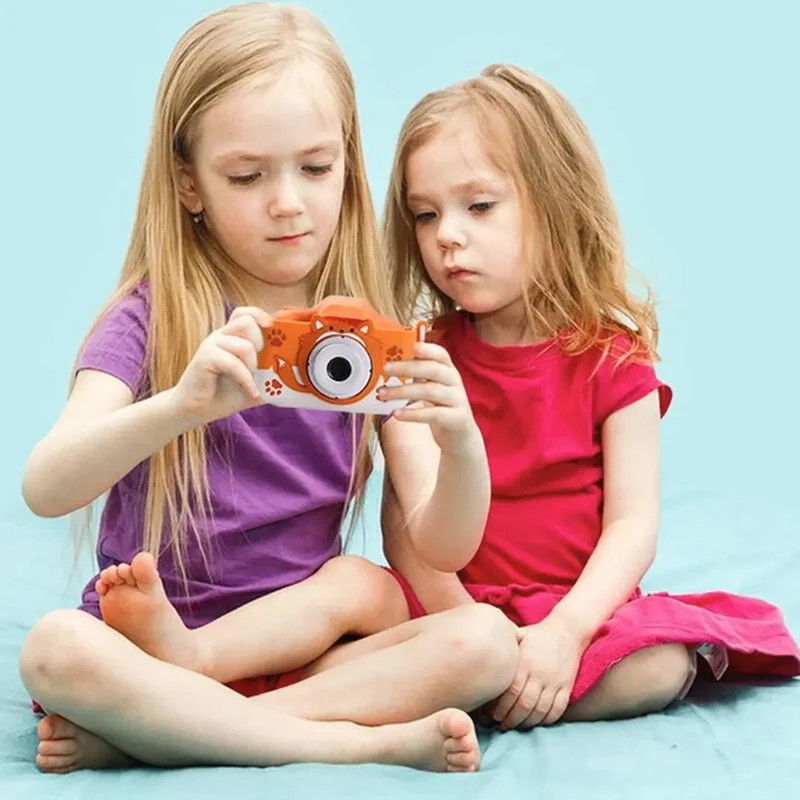 Appareil Photo Enfant Orange HD 40MP – PhotoFun Fox™