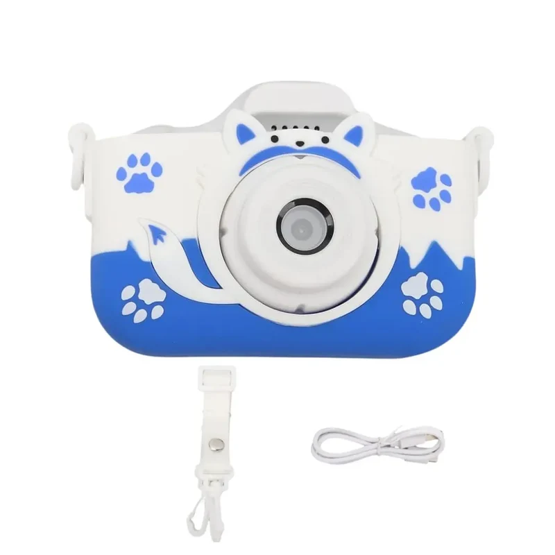 Appareil Photo Enfant Bleu HD 40MP – PhotoFun Fox™