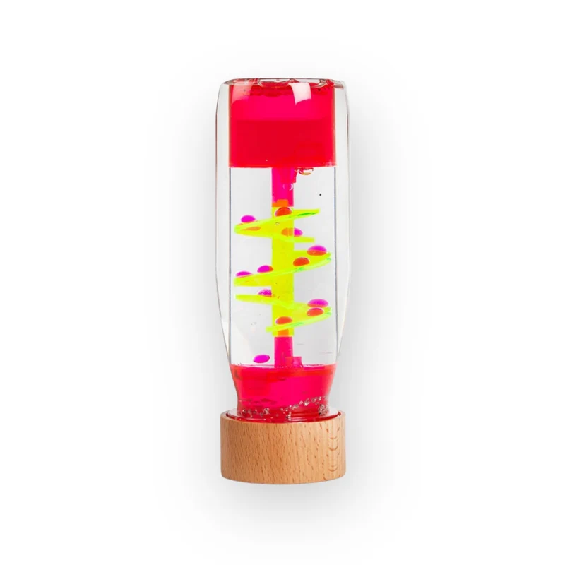 Bouteille sensorielle | Spirale Rose