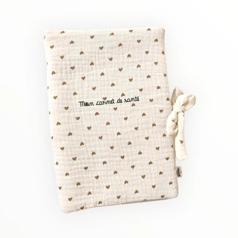 Protège carnet de santé | Petits coeurs