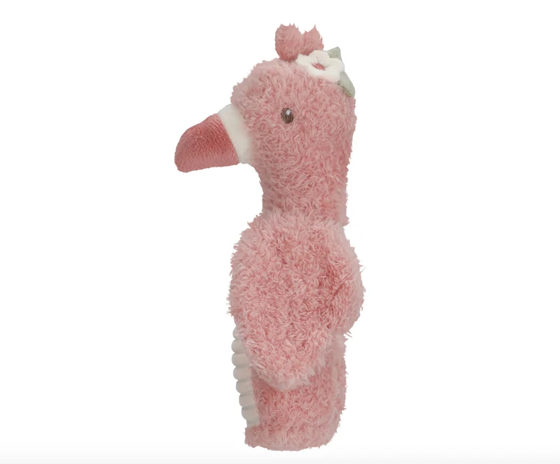 Hochet Safari Friends | Flamant rose