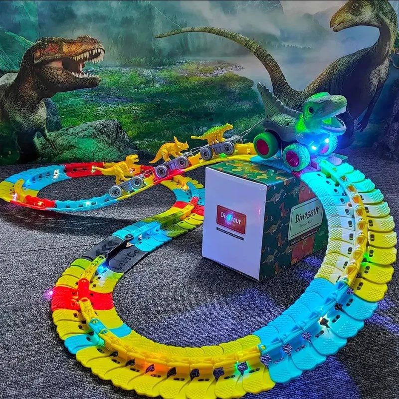 Circuit voiture enfant - DinoRacer™