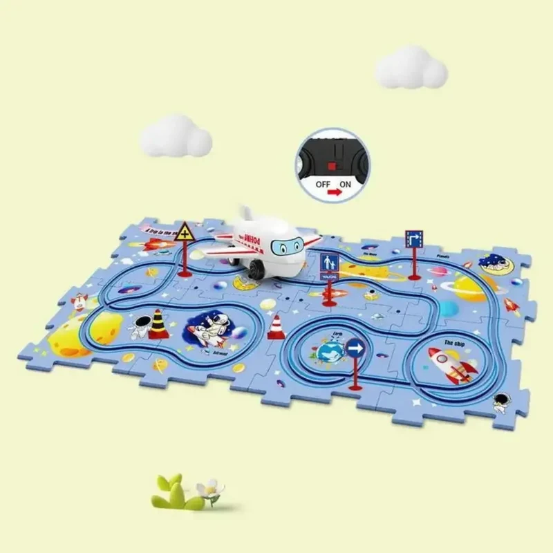 Circuit voiture enfant - RailCar Puzzel™
