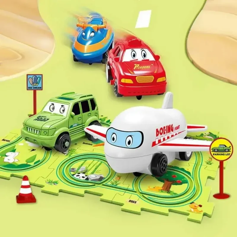 Circuit voiture enfant - RailCar Puzzel™