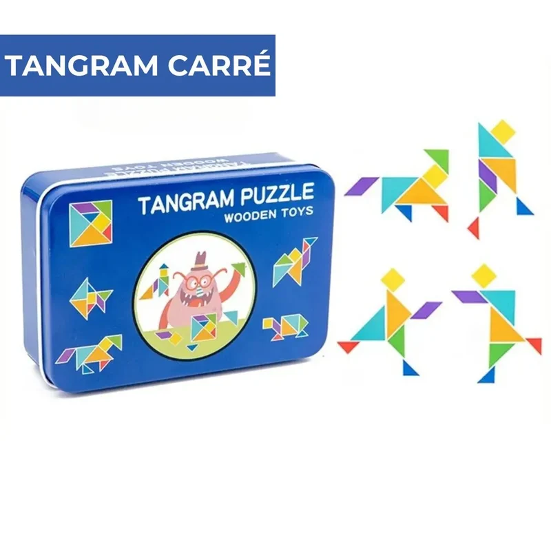 Tangram Montessori - Puzzle 3D créatif™