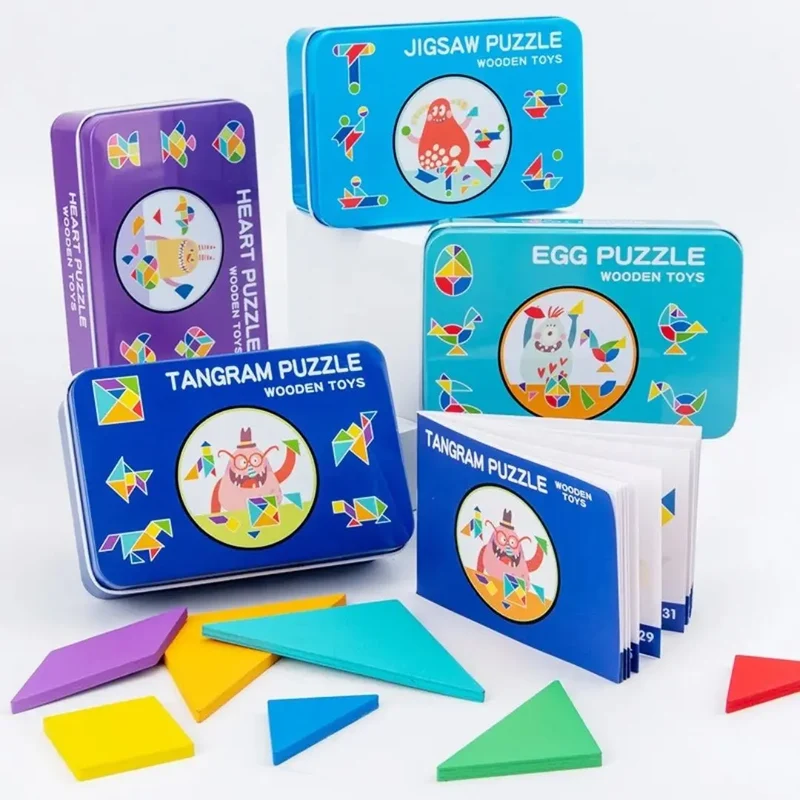 Tangram Montessori - Puzzle 3D créatif™