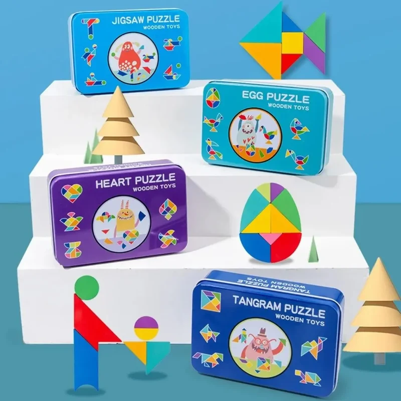 Tangram Montessori - Puzzle 3D créatif™
