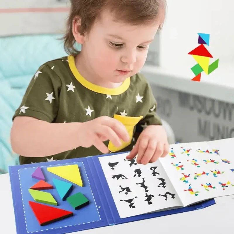 Tangram Montessori - Jeu magnétique TangramFun™