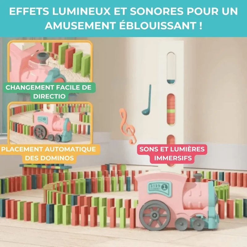 Circuit train - Train domino automatique