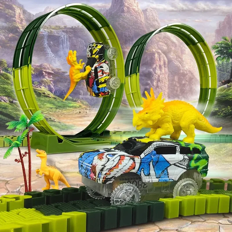 Circuit voiture enfant - DinoTrack™