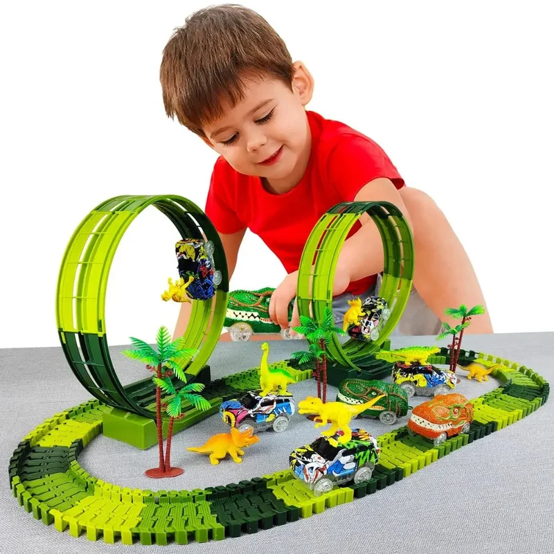 Circuit voiture enfant - DinoTrack™