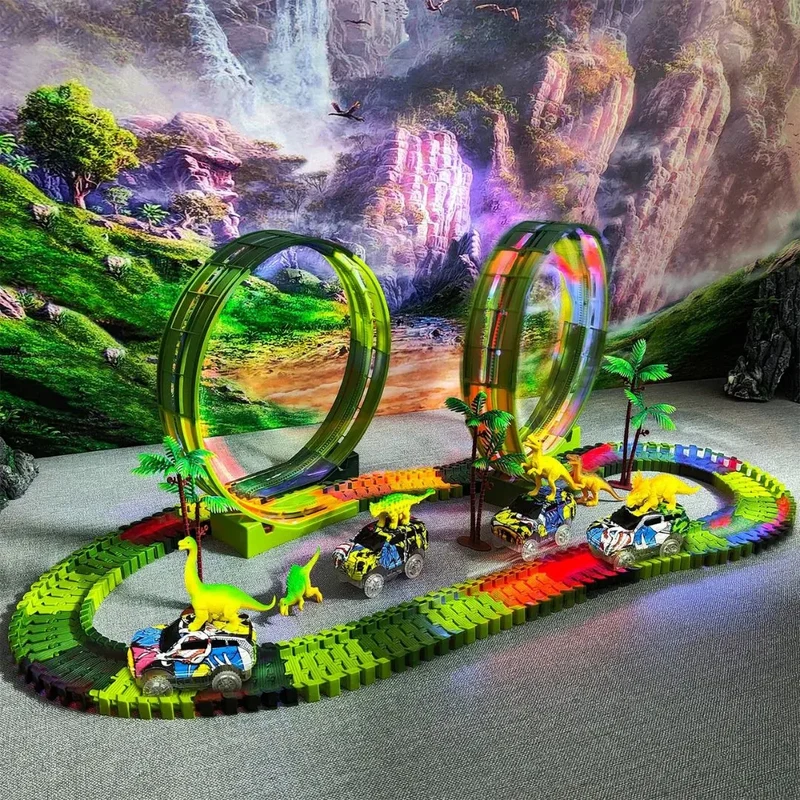 Circuit voiture enfant - DinoTrack™