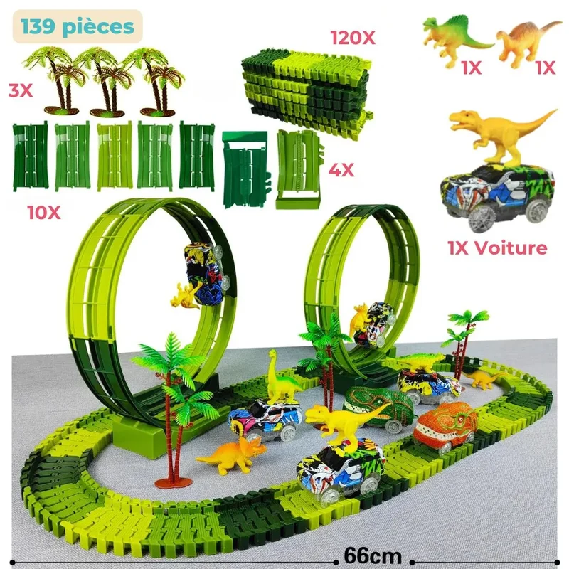 Circuit voiture enfant - DinoTrack™