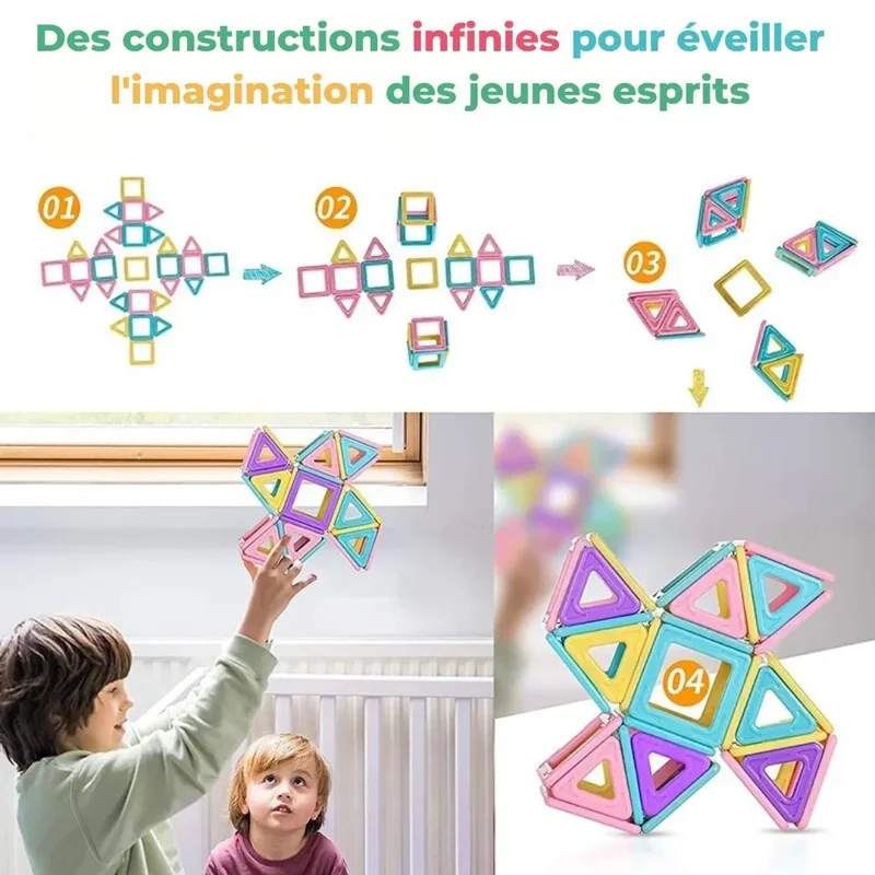 Jeu de construction magnétique - MagicMagnets™