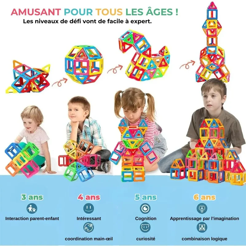 Jeu aimanté Montessori - Magniboom™