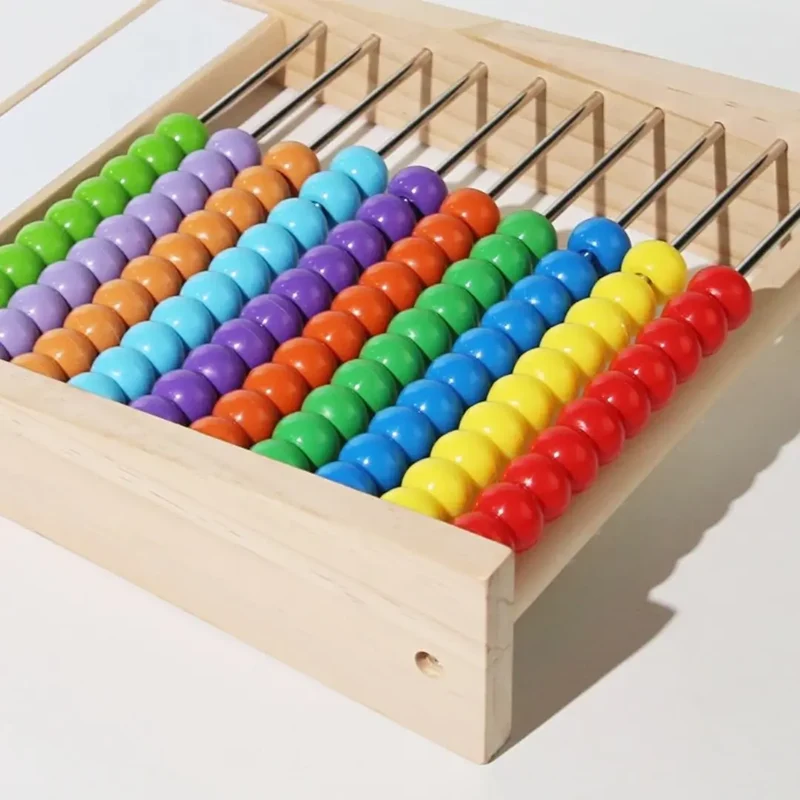 Boulier en bois éducatif avec ardoise - WoodLearn™