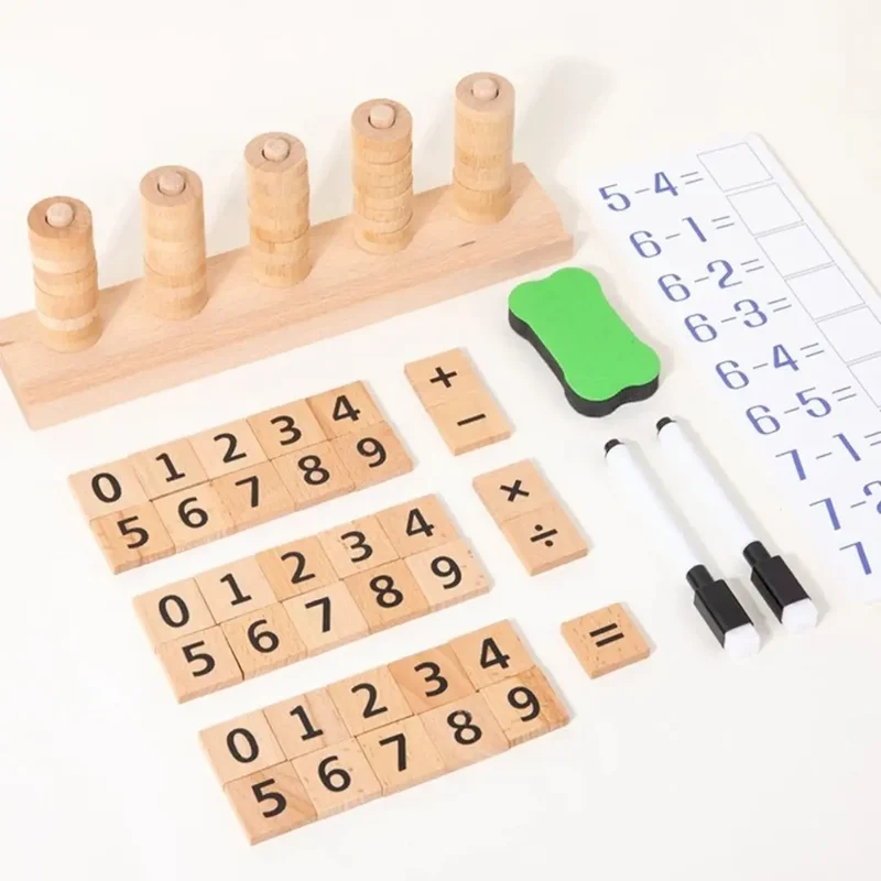 Jeu de calcul Montessori - Croque-Nombres™