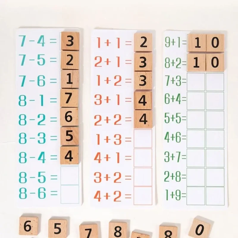 Jeu de calcul Montessori - Croque-Nombres™